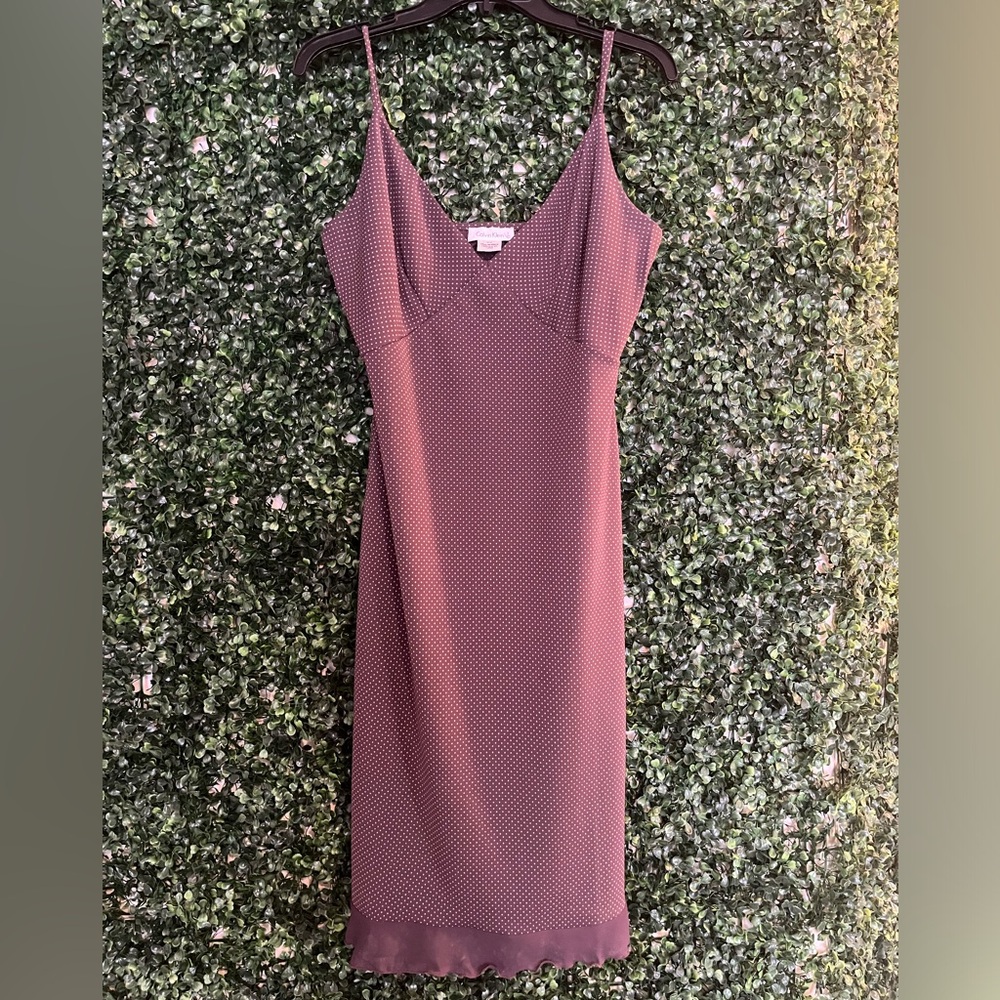 Calvin Klein Brown Slip Dress xs